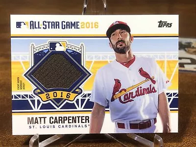 2016 Topps All Star Game Matt Carpenter Event-worn Jersey Relic - G147 • $1.99