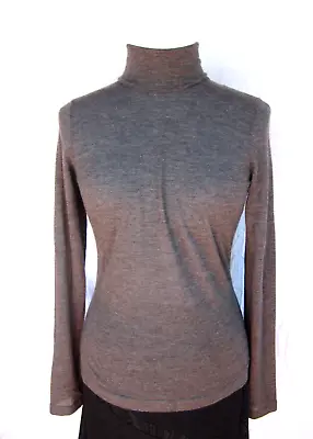 Malo Italy L Heather Gray Not-to-thick Cashmere Turtle Neck Roll Neck   Scotland • $88