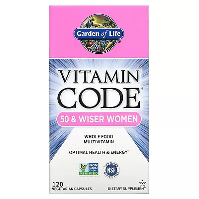 Vitamin Code Whole Food Multivitamin For Women 50 & Wiser 120 Vegetarian • $34.82