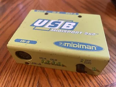 Midiman Midisport 2x2 USB Midi To Computer Interface 2 In 2 Out • $19.99