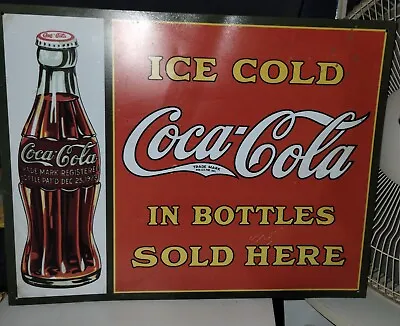 Coca Cola Signs Vintage Metal • $40