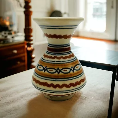 Signed Talavera Hand Painted Vase  Pottery Vintage • $15.99