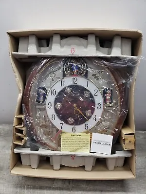 *SEE VIDEO* Seiko Melodies In Motion Clock QXM147BRH 2006 Collector's Edition  • $110