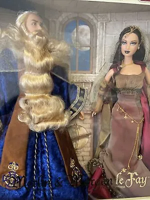 2000 Mattel Barbie Ken Merlin & Morgan Le Fay Doll Set  Magic & Mystery Not Open • $125