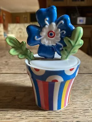 Villeroy & Boch Flower Jam Pot With Lid & Spoon. Great Condition  • £5