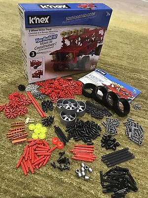 £8 • Buy K'NEX 4 Wheel Drive Truck Building Set - 3 Models, 320 Pieces, For 7 Years