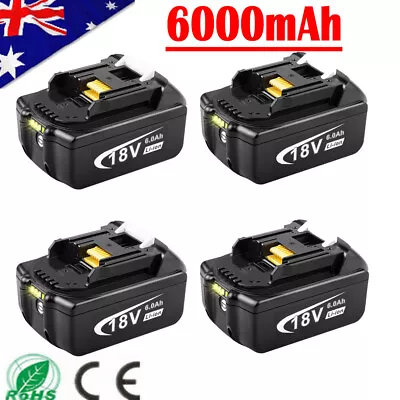 For Makita 18V 6.0Ah BL1860B BL1850 BL1830 LXT400 BL1840B LXT Li-ion Battery • $32.69