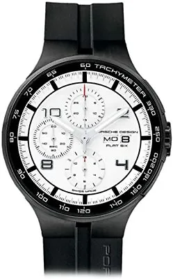 £1949 • Buy Porsche Design Watch New Flat Six Rubber Best Chronograph Top Pd 6360.43.64.1254