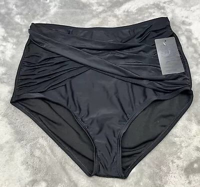 Bathing Suit Bottoms By Gabi Fresh X Swimsuits For All Black Bottoms Size 16 • $19.90