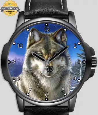 Wolf Art Style #1 Unique Wrist Watch FAST UK • $98.64