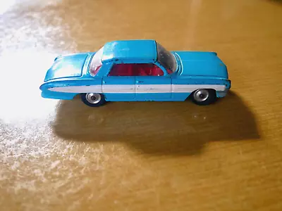 Vintage Blue White Stripe Oldsmobile Super 88 Corgi Toys Diecast Vehicle • $10