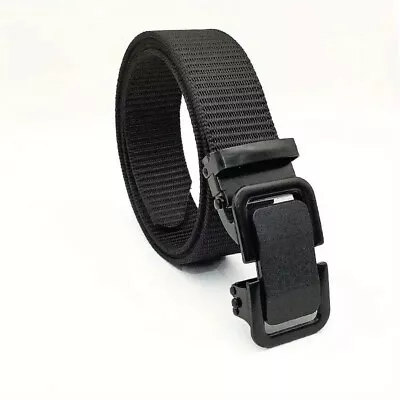 Men's Nylon Woven Tactical Nylon Belt With Black Automatic Buckle • $10