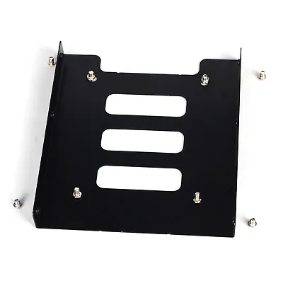 2X For PC 2.5  SSD To 3.5  Bay Hard Drive HDD Mounting Dock Tray Bracket Adapter • £5.26