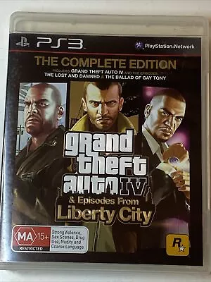 Grand Theft Auto IV - The Complete Edition (PlayStation 3 / PS3 Game) W/ Manual  • $12.50