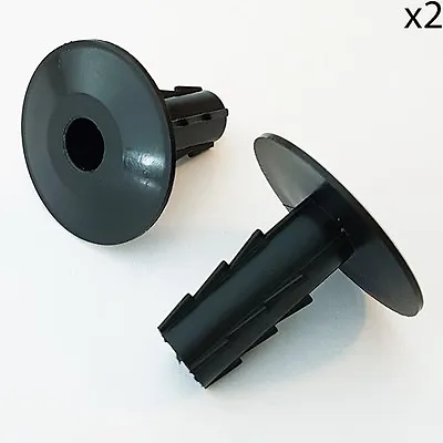 £3.79 • Buy 2x 8mm Black Single Cable Bushes Feed Through Wall Cover Coaxial Sat Hole Tidy