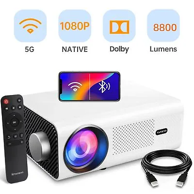 VANKYO Mini Dolby Projector 4K 1080P 5G WiFi Bluetooth LED Home Theater HDMI USB • $52.89