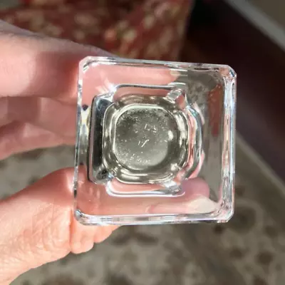 Antique Clear Glass Drawer Pulls Square Cabinet Kitchen Door Knob • $6.60