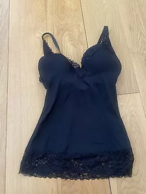 Black Spandex Bra/camisole Top Size M • £3