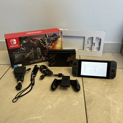 $329 • Buy Nintendo Switch Game Console Monster Hunter Rise Complete Boxed 