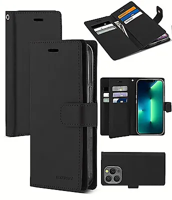 $11.99 • Buy Flip Leather Wallet Case Card Cover Fit IPhone 14 13 12 11 Pro Max Plus Xs Xr X