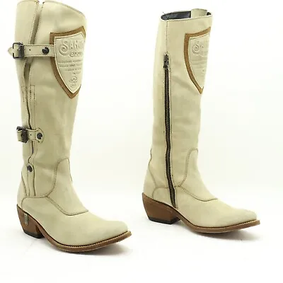 £77.93 • Buy SANCHO Boots Boots Number EUR 37 Used Cowboy Biker Western (Cod.ST3134) Women