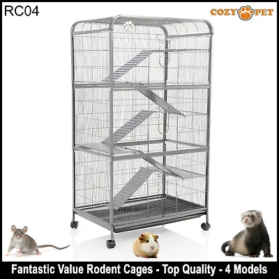 £124.99 • Buy Cozy Pet Rodent Cage For Rat, Ferret, Chinchilla, Degu Or Other Small Pets RC04