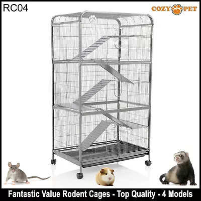 £124.99 • Buy Cozy Pet Rodent Cage For Rat, Ferret, Chinchilla, Degu Or Other Small Pets RC04