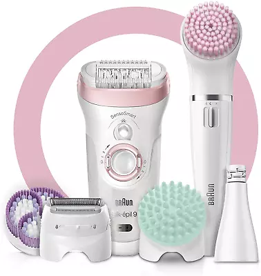 Braun Epilator For Women Silk-Epil 9 9-985 Facial Hair Removal For Women Facia • $415.95