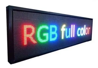 54x16 Color  Led Sign And WiFi Programmable Scrolling Moving Message Board • $399