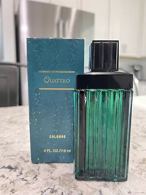 Vintage Mary Kay Quattro Cologne For Men 4 Oz Very Rare Green Box 120ml NOS • $154.99