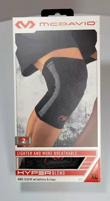 McDavid MD5213-01-35 HyperBlend Knee Sleeve W/Gel Black Adult-XL 16-17.5  • $22.89