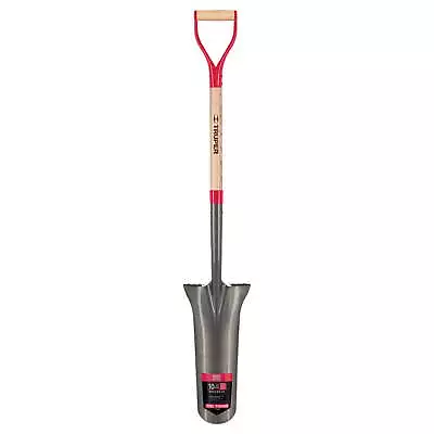 Tru-Tough 48 In. Steel Round Drain Spade With D-Grip And Wood Handle • $29.19