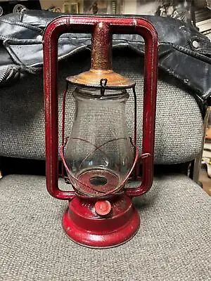 Vtg C.T. Ham MFG CO No.0 Clipper Railroad Lantern NY USA Embury No.0 Glass Globe • $149.95