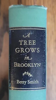 A Tree Grows In Brooklyn- Betty Smith 1943 Hardcover Ex-Lib Book Vintage Classic • $39.95