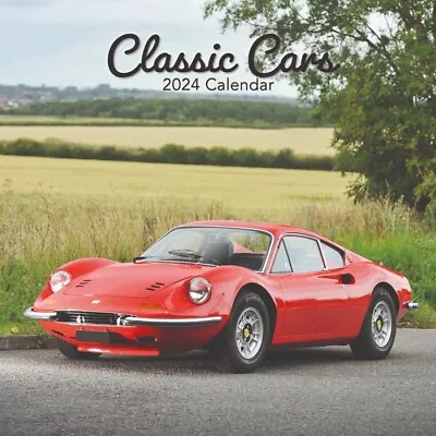 2x Classic Cars Calendar Ferrari Ford BMW Aston Martin Calendar FREE PLANNER • £9.99