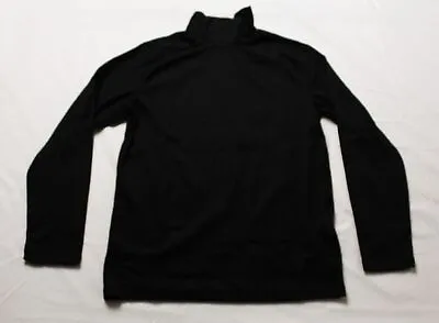 Shein Men's Manfinity Basics Mock Neck Long Sleeve Tee EG7 Black Medium  • $7.99