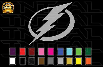 Tampa Bay Lightning Decal Sticker Hockey Team Logo NHL Vinyl Car Window Wall • $2.92