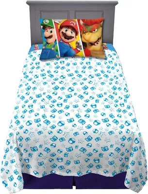 Super Mario Kids Sheet Set-AB0CSDZ95JW3 AB0CSDX9RXS5 • $46.95