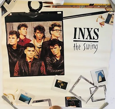 INXS  The Swing  US Promo Poster 27  X 27  1984 Atlantic RARE Michael Hutchence • $599.99