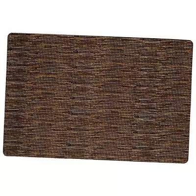  Ultra Thin Indoor Door Mat Kitchen Mat Low Profile Stain Abstract Brown • $31.15