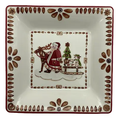 Villeroy & Boch Christmas Santa Motif 8   Square Bowl • $25