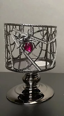 Bath & Body Works 3 Wick Candle Holder Spider Gem And Bling 2023 • $25