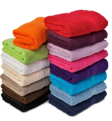 Multi Pack Premium 100% Egyptian Cotton Luxury Super Soft Face Hand Guest Towels • £2.49