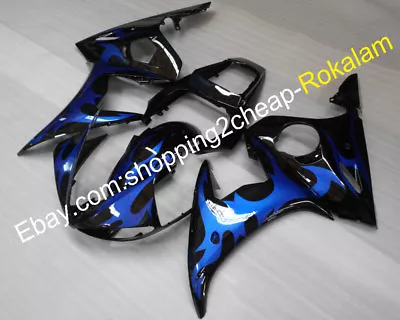 $459 • Buy Motorbike Parts For Yamaha YZF-R6 YZFR6 03 04 YZF R6 YZF600 Blue ABS Fairing Kit