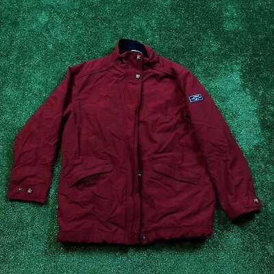 Vintage Rukka Jacket Adult Small Red Windbreaker Full Zip Outdoors Logo Menswear • $25.64