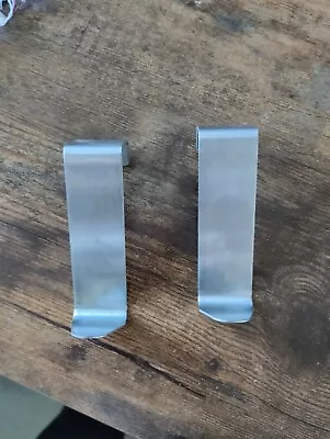 Set Of 2 Ikea Hooks In Steel For Doors Hanging In Very Good Condition • £1