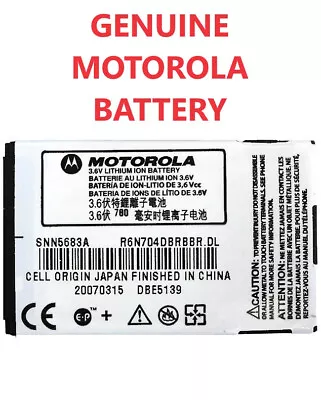 OEM SNN5683A Battery For Motorola V635 V551 V555 V557 V600 V620 A630 E550 • $16.79