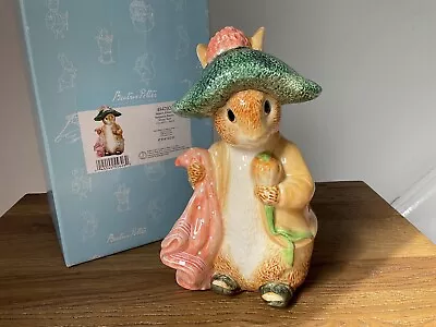 Vintage Tale Of Benjamin Bunny Musical Box Royal Osborne China Beatrix Potter • £29.40