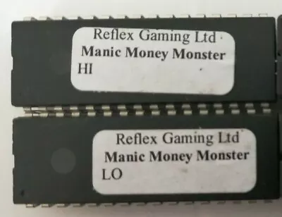 Fruit Machine EPROMS Manic Money Monster £70 (Reflex) • £9.99