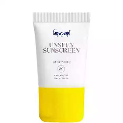 Supergoop! Unseen Sunscreen SPF30 15ml  Travel Size  BRAND NEW  RRP $32 • $19